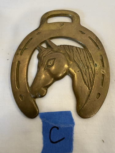 Medaglione cavallo ottone