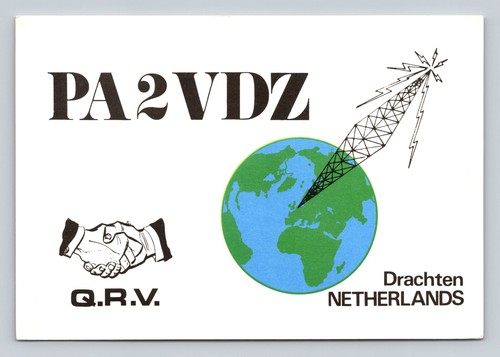 Radioamatore qsl pa2vdz - radioamatore,