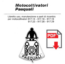Pasquali 917 manuale uso - pasquali, 917.23