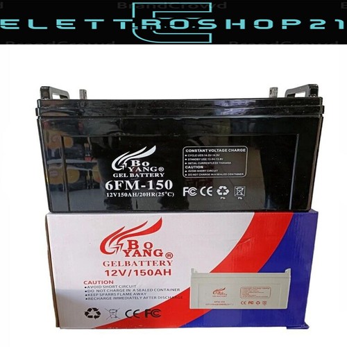 Batteria 150a gel kit - batteria,