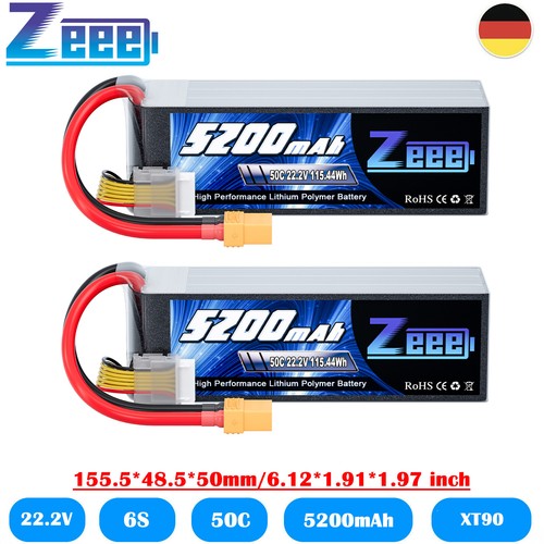 Zeee 6s batteria lipo - 2x,