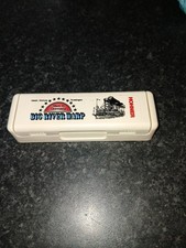 Vintage Hohner Harmonica Big River Harp C Made In Germany custodia originale FREEPOST