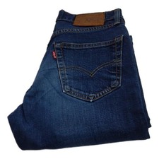 Levi Lotto 511 Jeans Big E Skinny Elasticizzato Vita 30 Gambe 30 W30 L30 Zip Fly (Q7194)