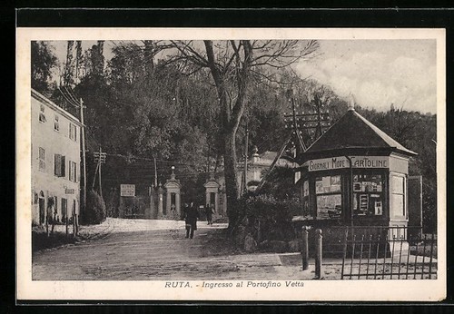 Cartolina ruta ingresso al - ingresso,