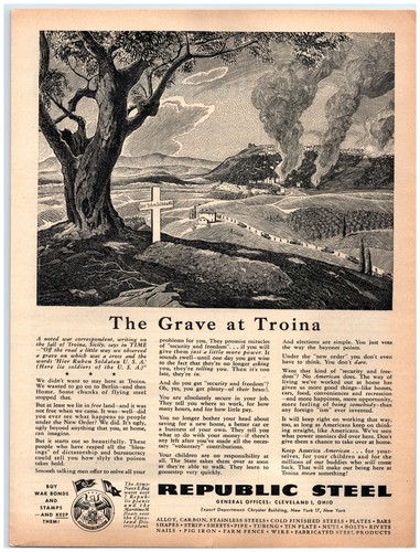 Pubblicità 1944 repubblica - pubblicità,