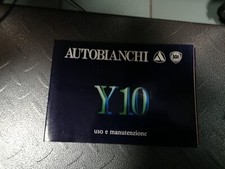 libretto uso e manutenzione y10 con libretto plancia portastrumenti 1985