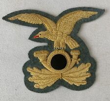 Fregio distintivo cappello alpini RSI ENR Div Monterosa ufficiale canutiglia