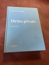 Diritto Privato F.Galgano Ed CEDAM 1992 Settima Edizione 