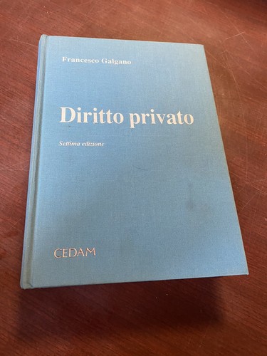 Diritto privato galgano ed - diritto, f.galgano