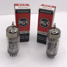 2 RCA 12B4A Electron Tube