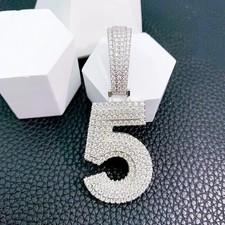 Ciondolo in vera moissanite