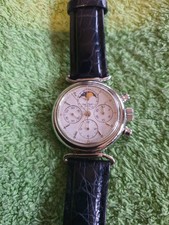 OROLOGIO PAUL PICOT GENEVE CARICA Manuale Crono Fasi Lunari