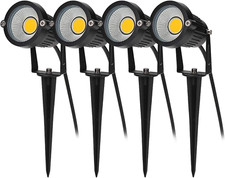 4PCS COB Faretto Da Giardino