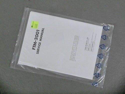 Manuale servizio yaesu per - manuale,