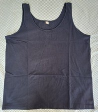 Canottiera Uomo Basic Cotone Garbo Blu XXL