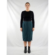 Zara Gonna Donna Verde M Lana