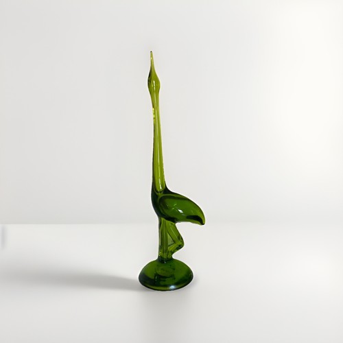 Statuina vichinga vetro verde - vichinga,