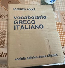 Vocabolario Greco-Italiano di Lorenzo Rocci-Copertina rigida  1998 Molto Buono