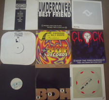 House Dance Rave Trance 12” Vinyl Job Lot Party Deep House Techno DJ VGC set 3