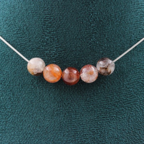 Collana perle quarzo - collana,