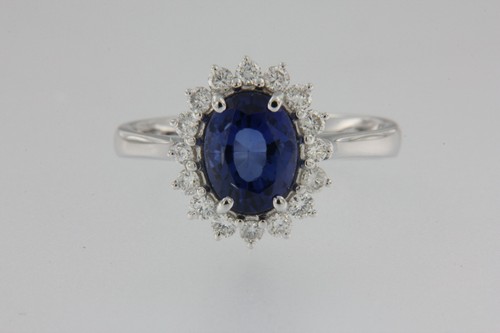 Lusso anello oro bianco - anello, 750