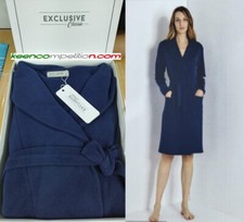 Exclusive Vestaglia donna con collo scialle invernale felpata caldo punto milano
