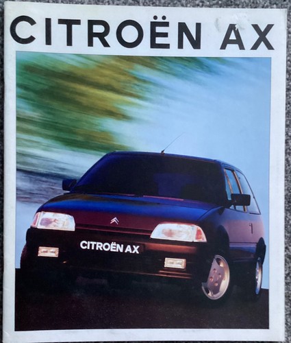 Citroen 1992 brochure - citroen, ax