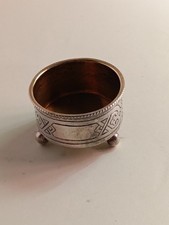 saliera antica in argento con