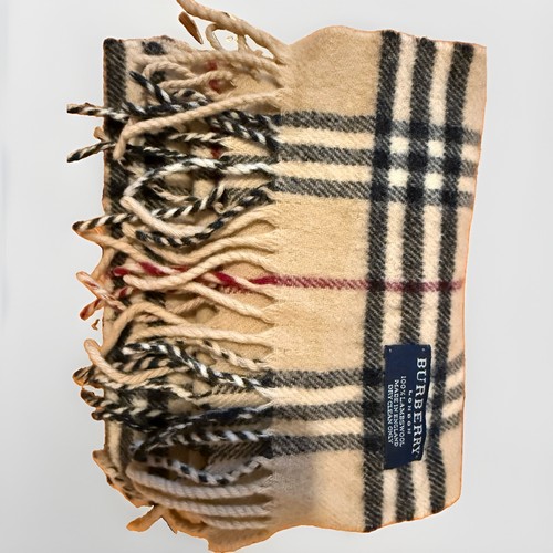 Burberry beige check cashmere - burberry,