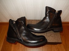 Stivaletti donna Moma, neri, pelle, numero 38, nuovi con scatola