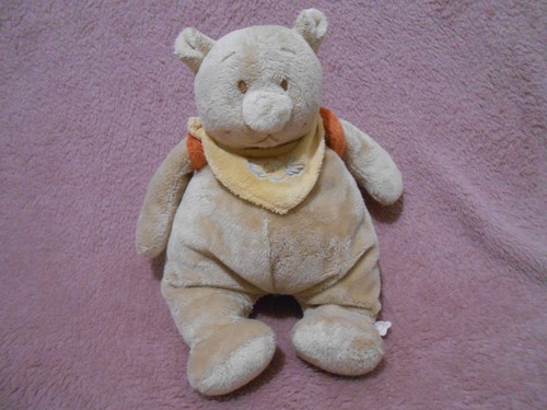 Doudou peluche ours marron
