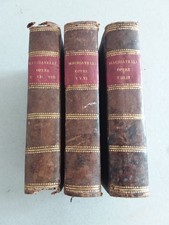 OPERE DI NICCOLO' MACHIAVELLI EDIZIONE VENETA 1811 L'ARTE DELLA GUERRA MANDRAGOL