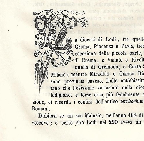 Stampa antica capolettera - stampa,