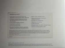 Macbook pro 2017 13” 256