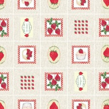 Cerata Tovaglia 160 CM Larghezza Fragole Estate C174361 Angolare Rotondo Ovale