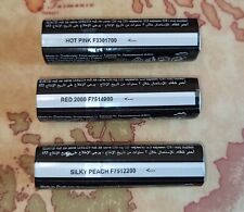 AVON - Lotto 3 x Rossetti Hot Pink + Red 2000 + Silky Peach - Nuovi e Sigillati