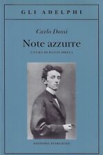 Dossi, Carlo..NOTE AZZURRE