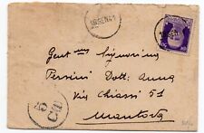 B€TT€R 1941  Lettera per Mantova con annullo muto + annullo 5C1