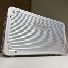 [N Mint-] Olympus Pen F custodia rigida in alluminio con chiave dal GIAPPONE