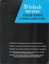 Mcintosh mc2505 amplificatore - mc2505,