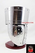 Elmetto medievale LARP argento