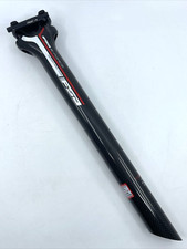 Reggisella FSA K-Force 0mm Zero Setback 30,9x350mm Bianco Rosso 3K Fibra di Carbonio