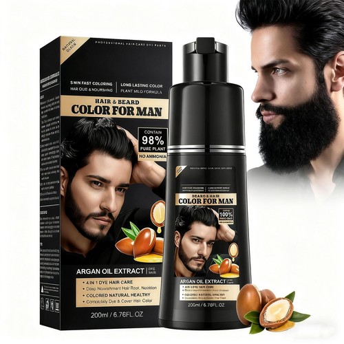 Nero shampoo colorante uomo - uomo, 4