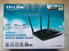 TP-LINK T-W8970 ADSL2+ Modem Router Wireless N Gigabit 300MBPS WIFI con 3 antenn