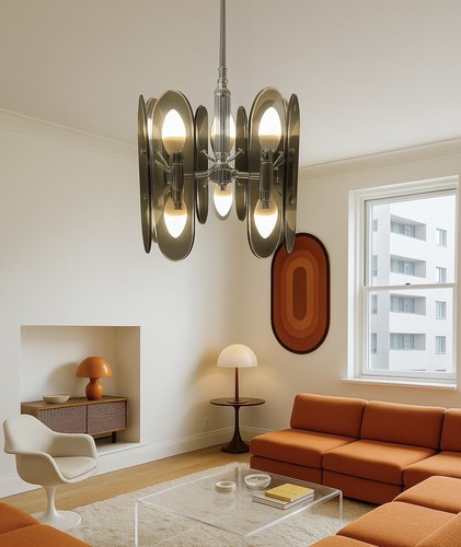 Lampadario modernariato anni