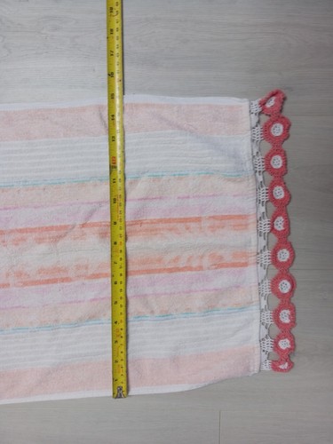 Asciugamano con pizzo fatto - , a
