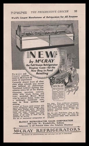 Pubblicità stampa 1928 mccray - pubblicità,
