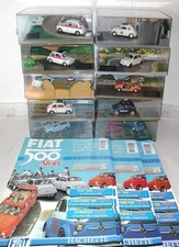 DIORAMI FIAT 500 STORY CON FASCICOLO HACHETTE 1/43 MENU' A TENDINA