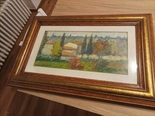 quadro olio su tela paesaggio