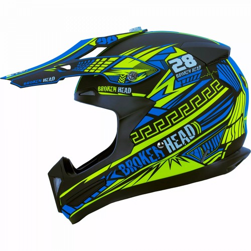Casco motocross supermoto - motocross, e